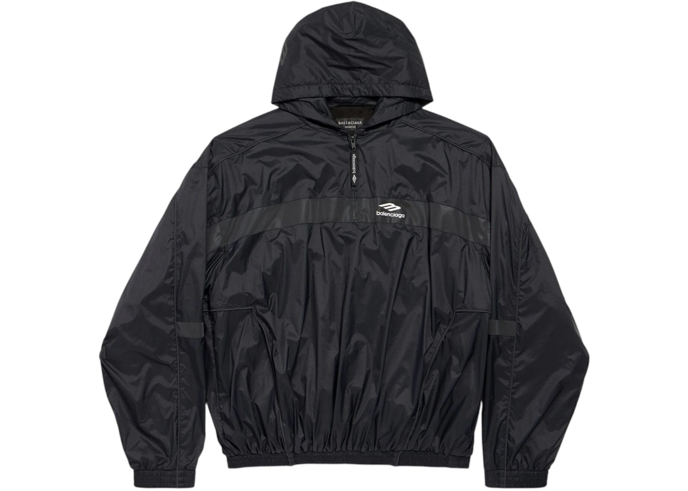 Balenciaga 3B Sports Icon Ski Tracksuit Hoodie Black