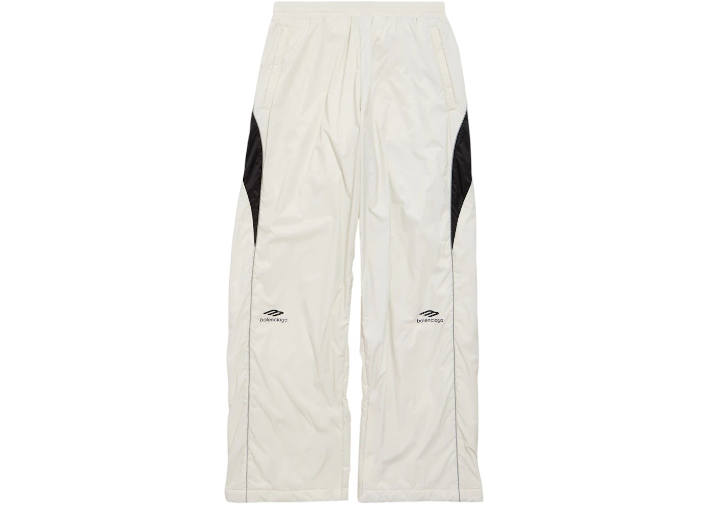 Balenciaga 3B Sports Icon Ski Tracksuit Pants Chalky White/Black