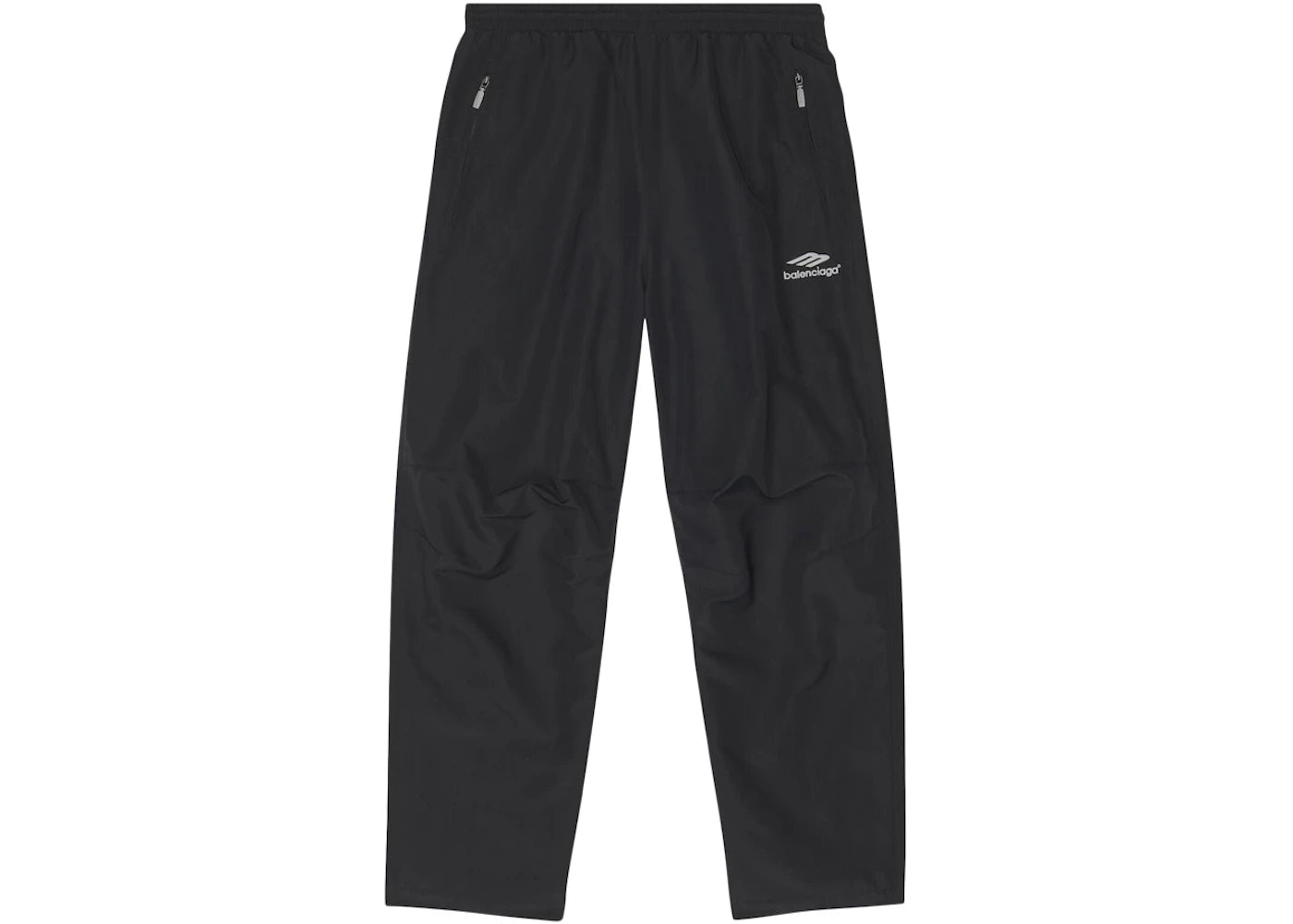 Balenciaga 3B Sports Icon Small Fit Tracksuit Pants Black/Grey Logo