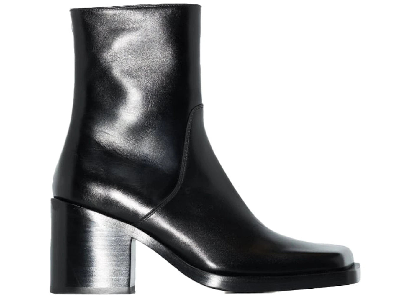 Balenciaga Black Cut 80 Boots Black Leather