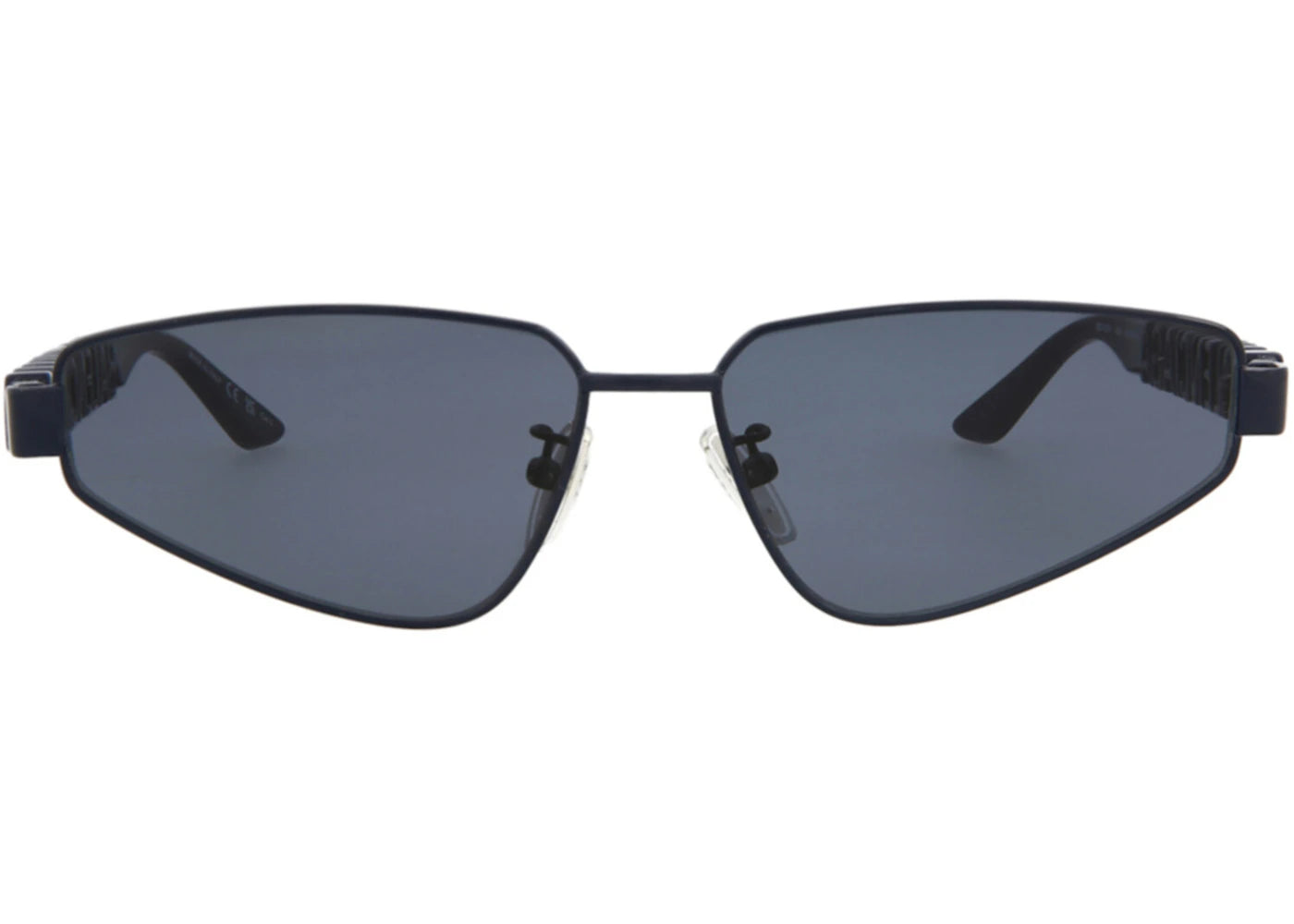 Balenciaga Cat Eye-Frame Metal Sunglasses Blue/Blue/Blue (BB0107S-30008985-003)