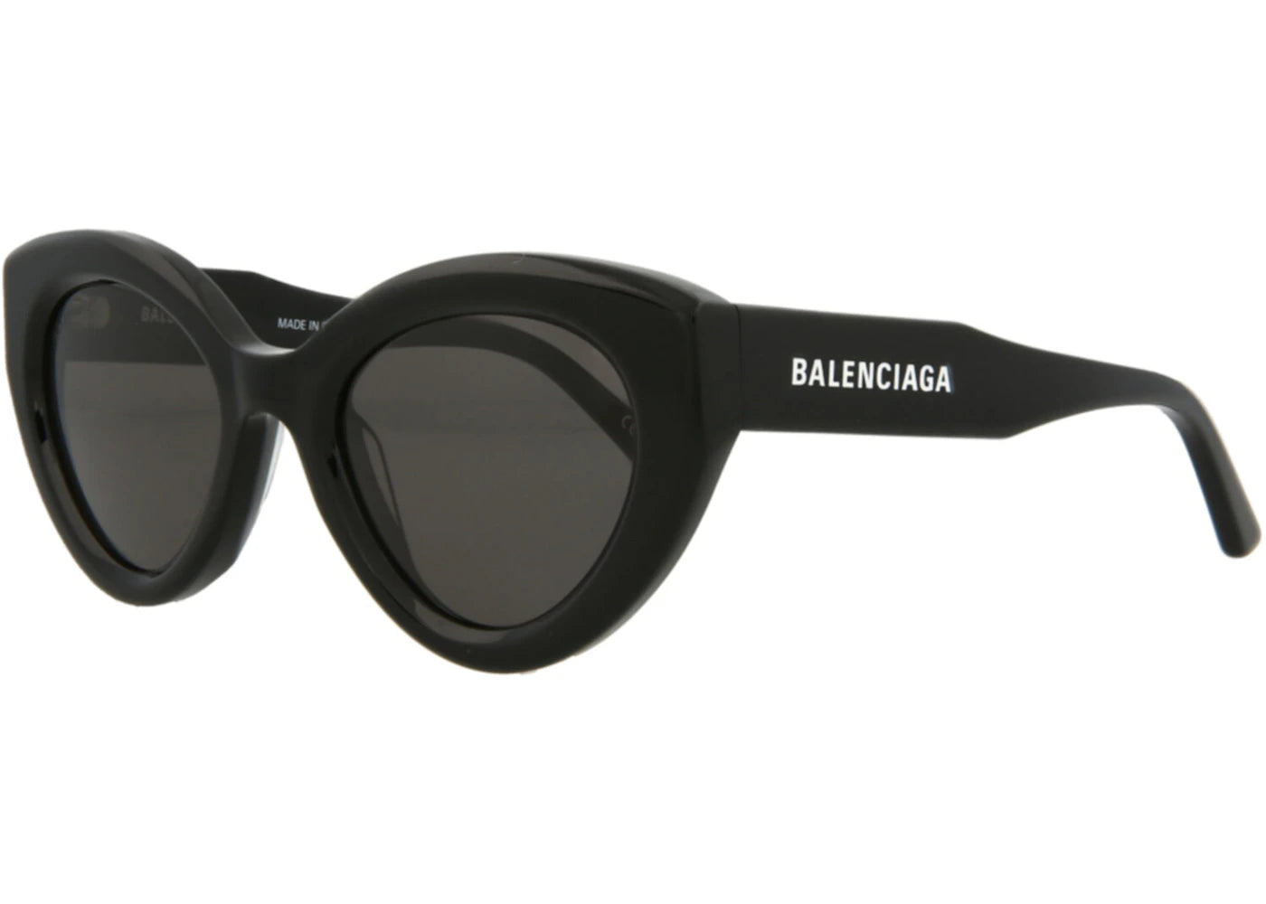 Balenciaga Cat Eye Sunglasses Black/Black/Grey (BB0073S-30008393-001)