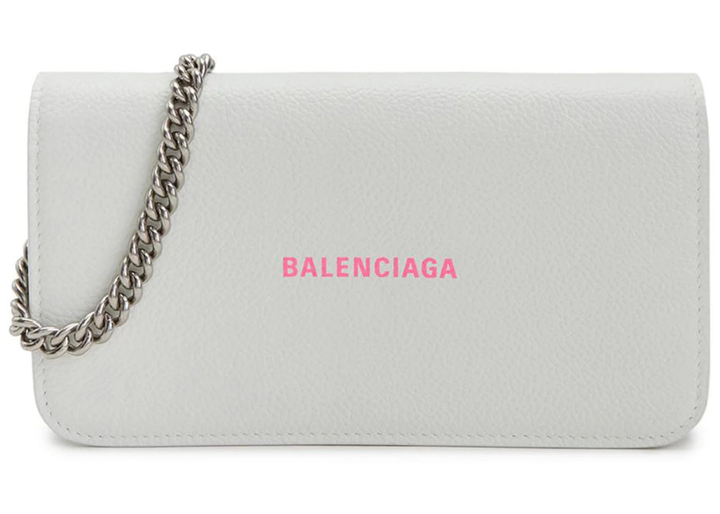 Balenciaga Chain Crossbody Bag White