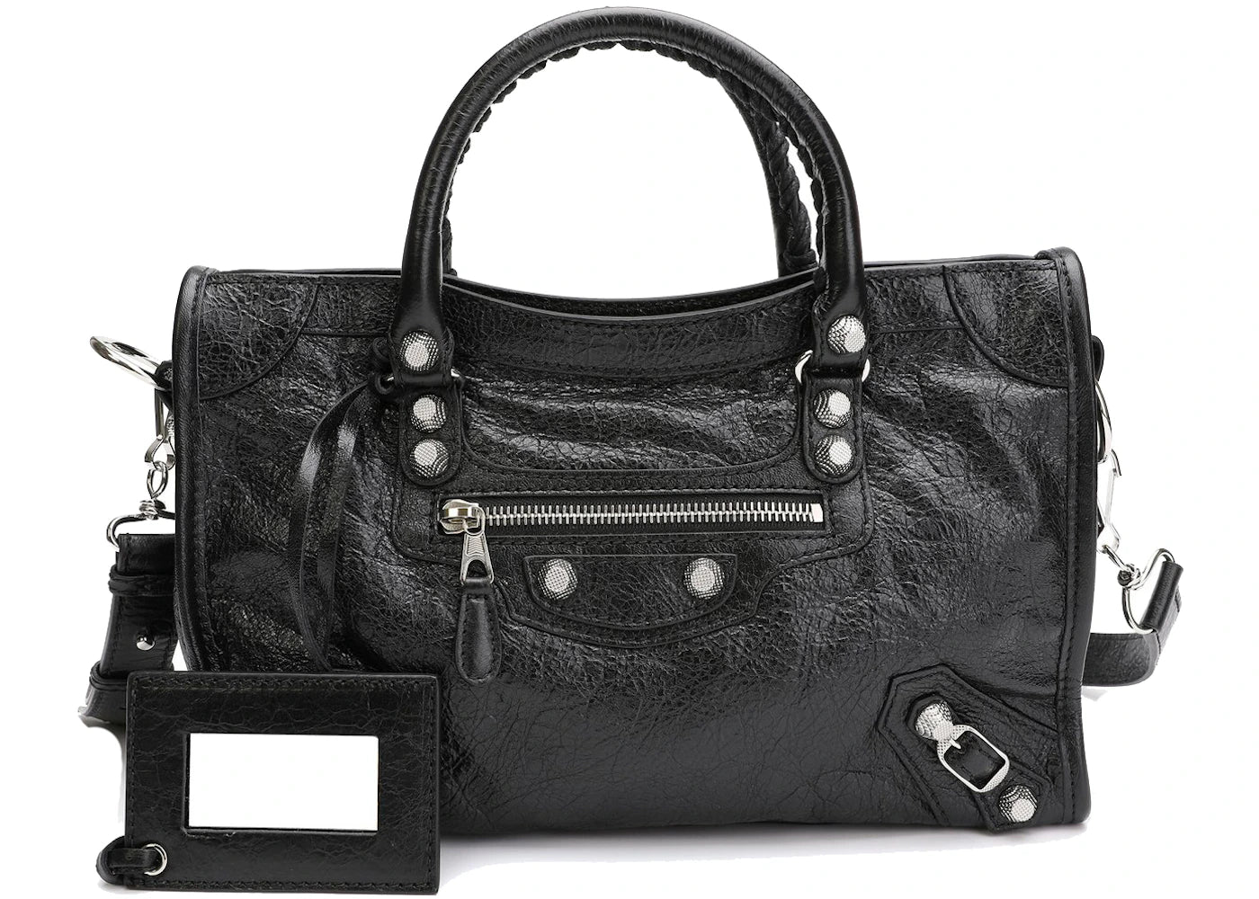 Balenciaga City Shoulder Bag Black