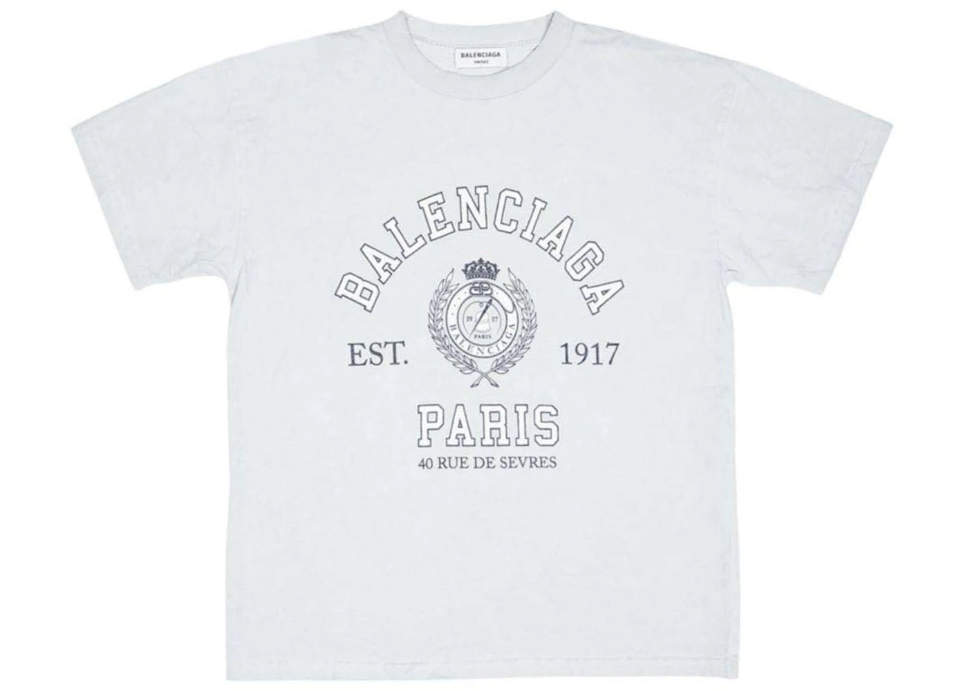 Balenciaga College 1917 T-Shirt White