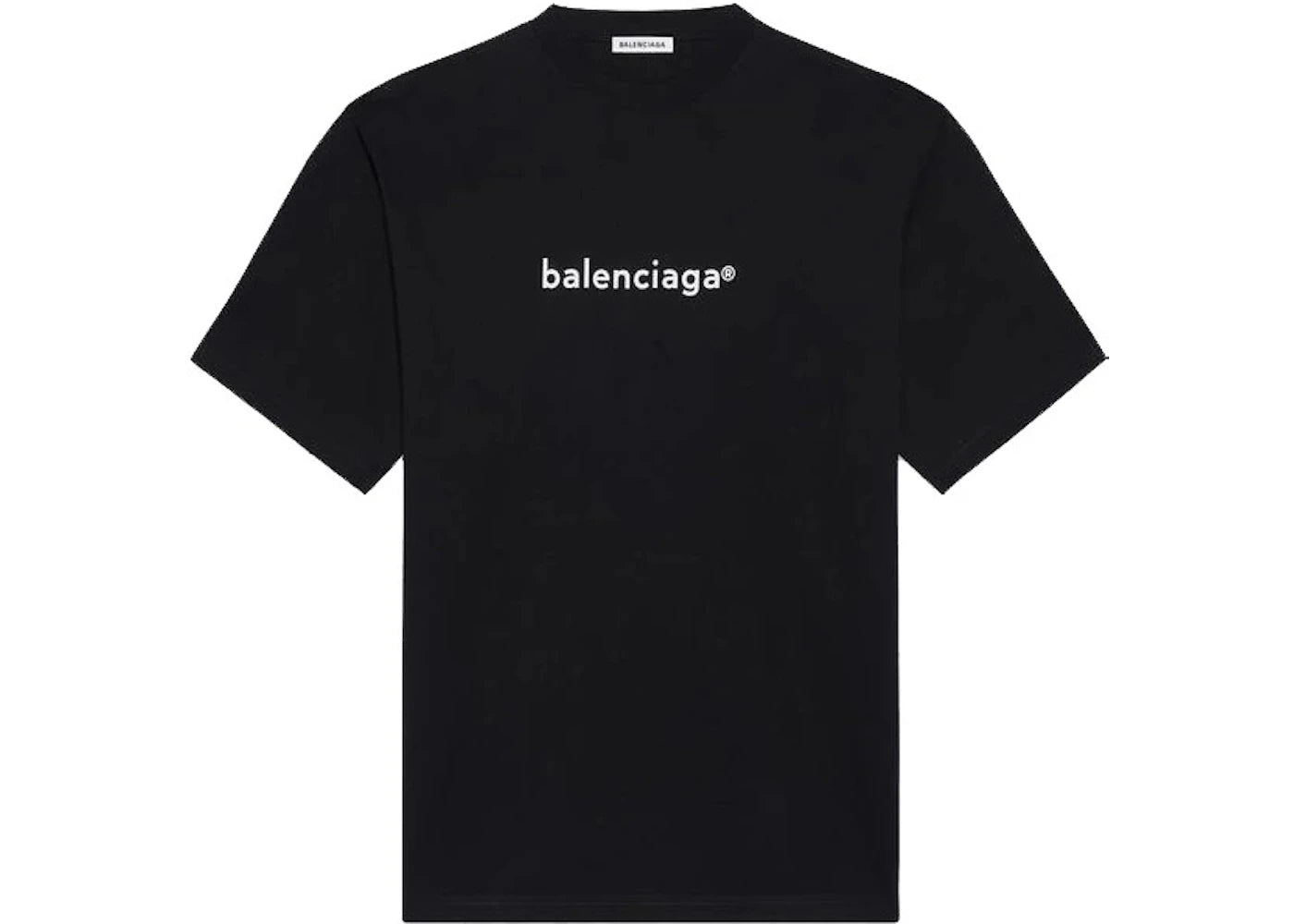 Balenciaga Copyright Large Fit T-Shirt Black