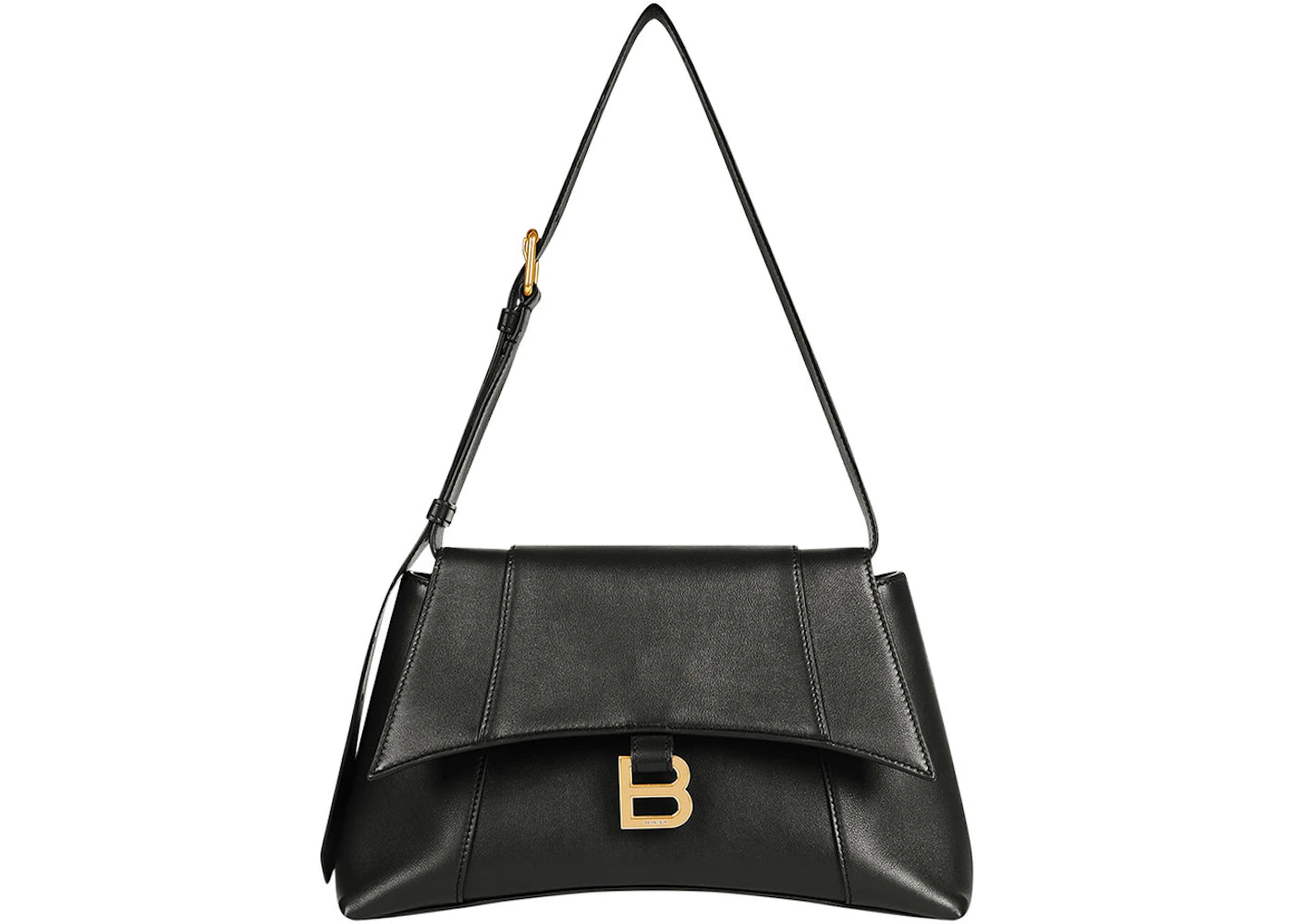 Balenciaga Downtown Small Shoulder Bag Black