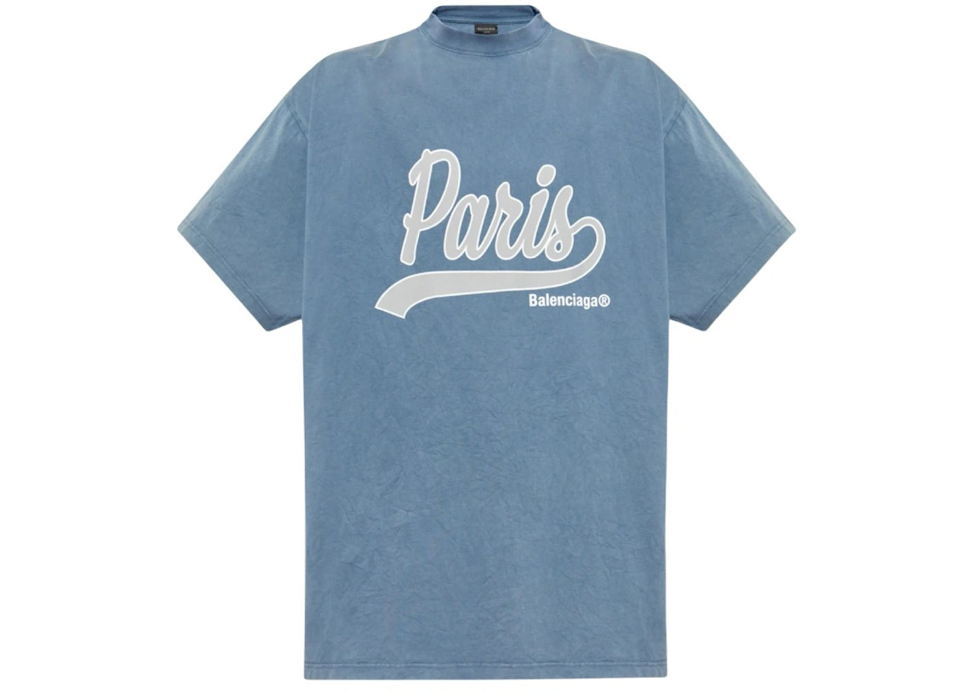 Balenciaga Enjoy Paris Tee Blue