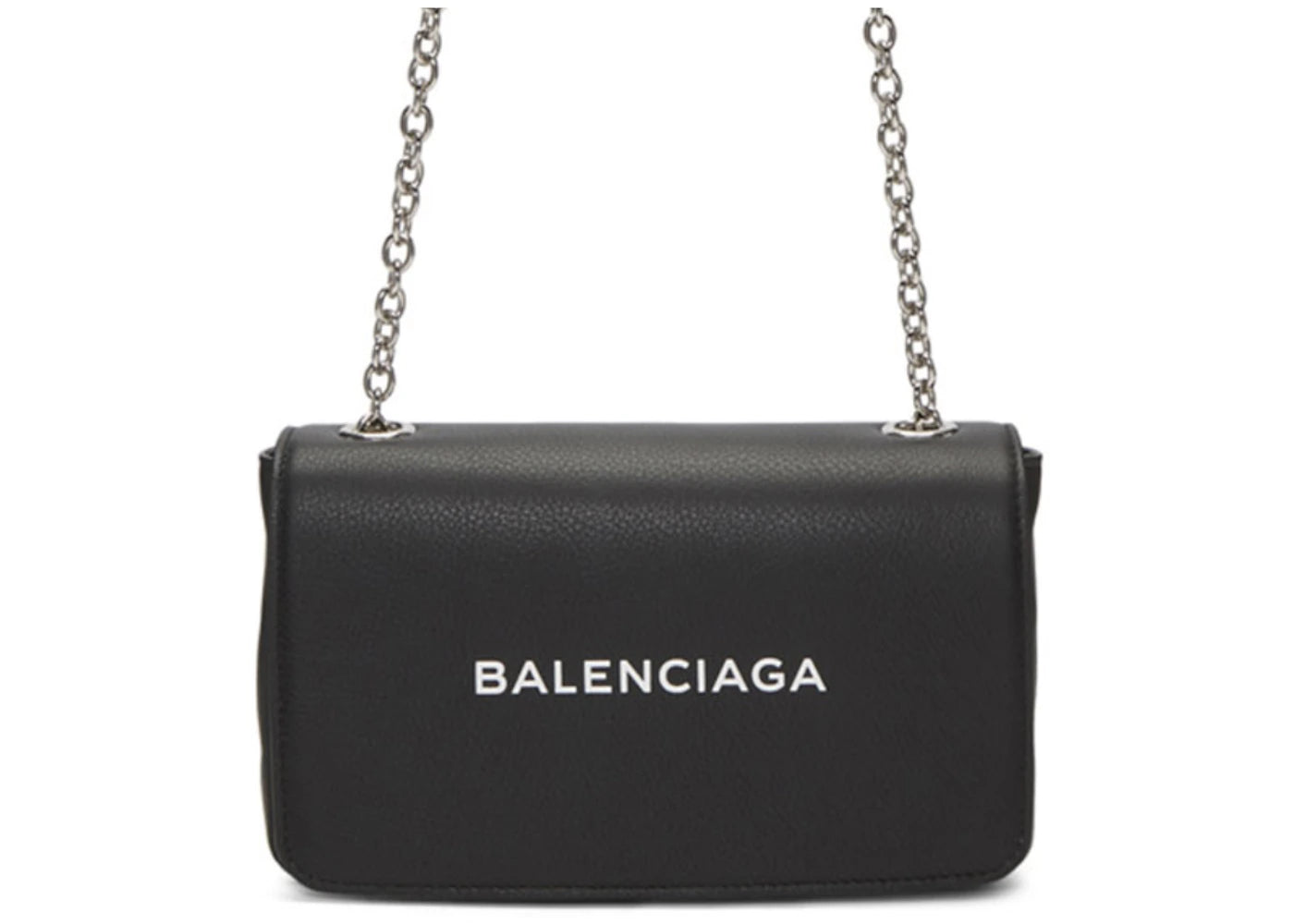 Balenciaga Everyday Chain Wallet Bag Black