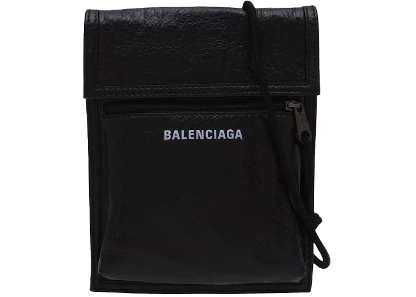 Balenciaga Explorer Strap Pouch Black White