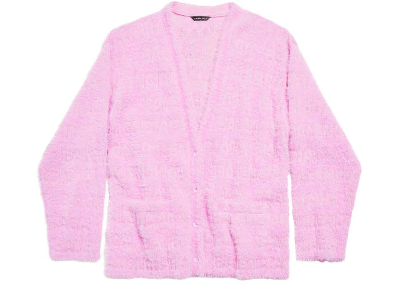 Balenciaga Furry Cardigan Pink