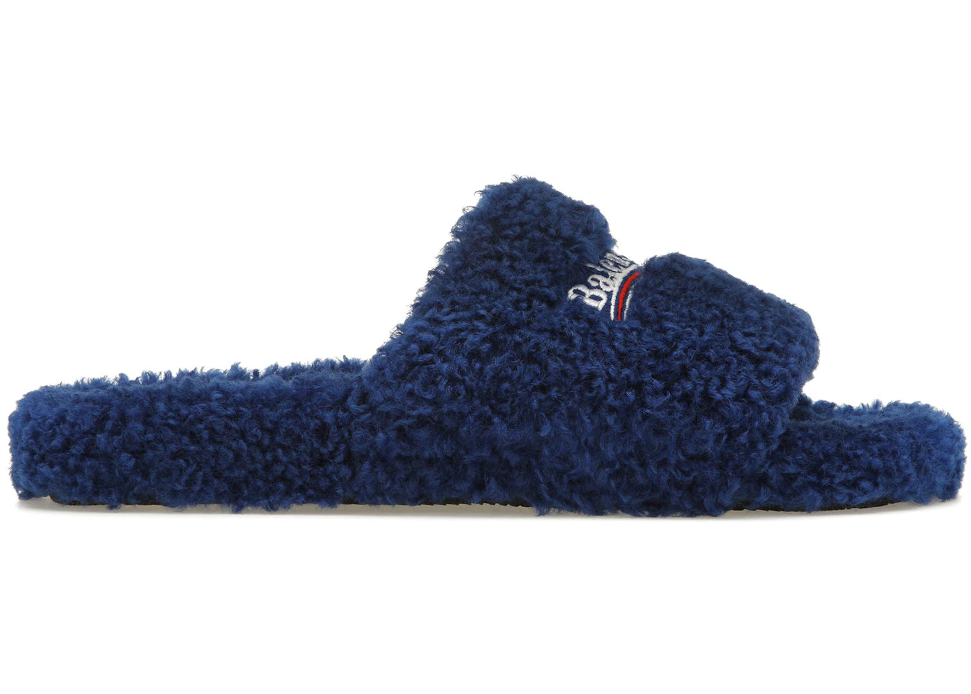 Balenciaga Furry Slide Blue