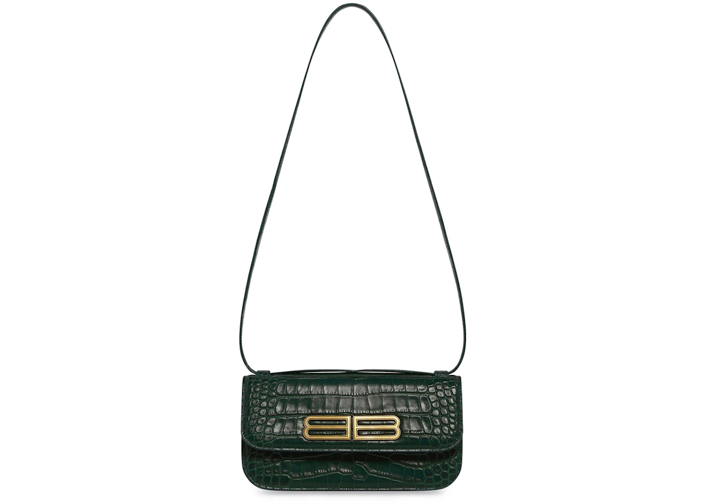 Balenciaga Gossip Shoulder Bag Small Forest Green