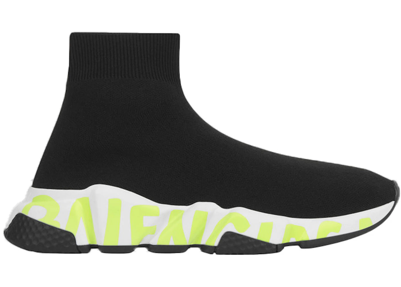 Balenciaga Graffiti Speed Black Fluo Green (Women's)