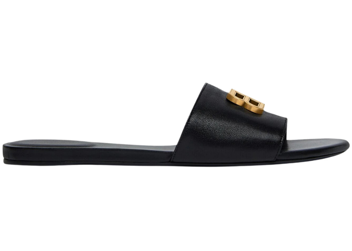 Balenciaga Groupie Sandals Black Leather (Women's)
