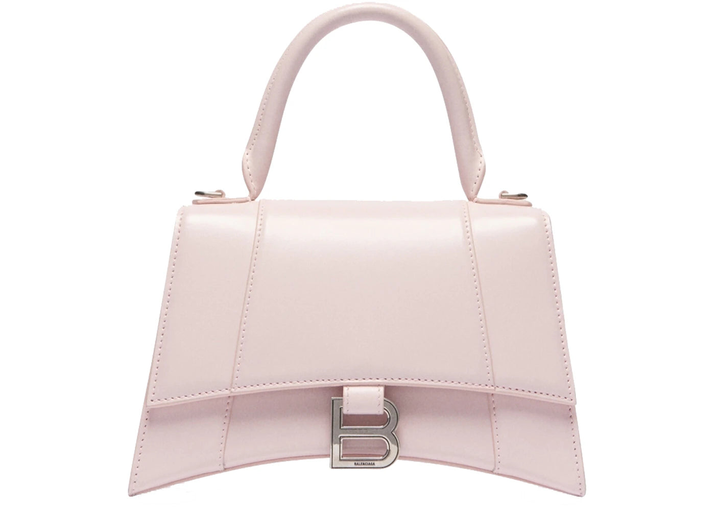 Balenciaga Hourglass Small Top Handle Bag Rosa