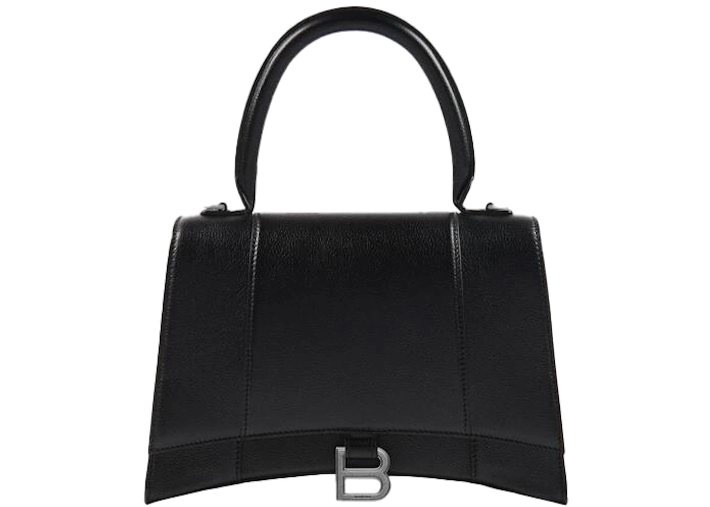 Balenciaga Hourglass Top Handle Bag Medium Black