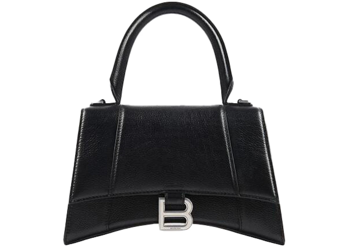 Balenciaga Hourglass Top Handle Bag Small Black