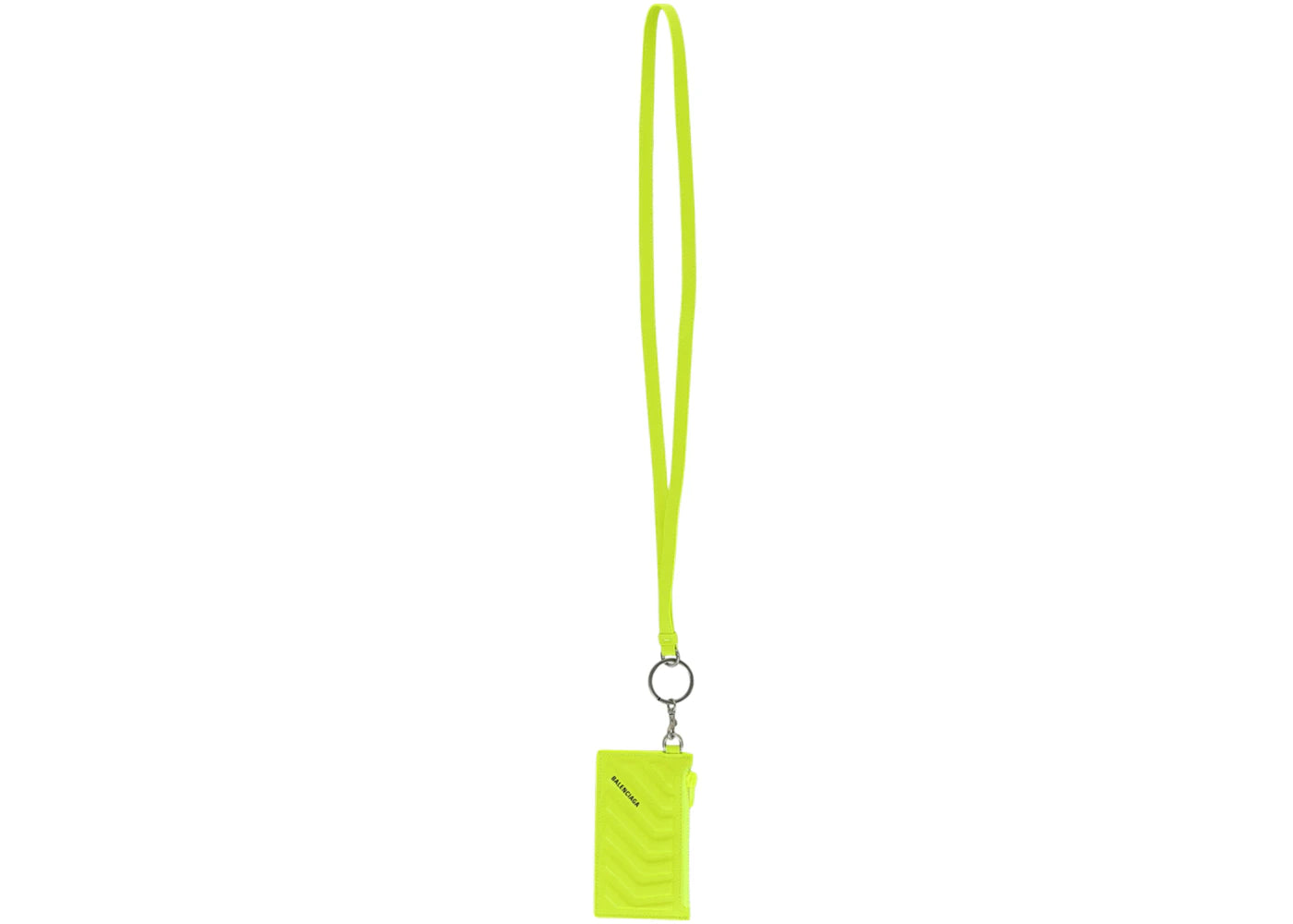 Balenciaga Keyring Card Case Bright Green