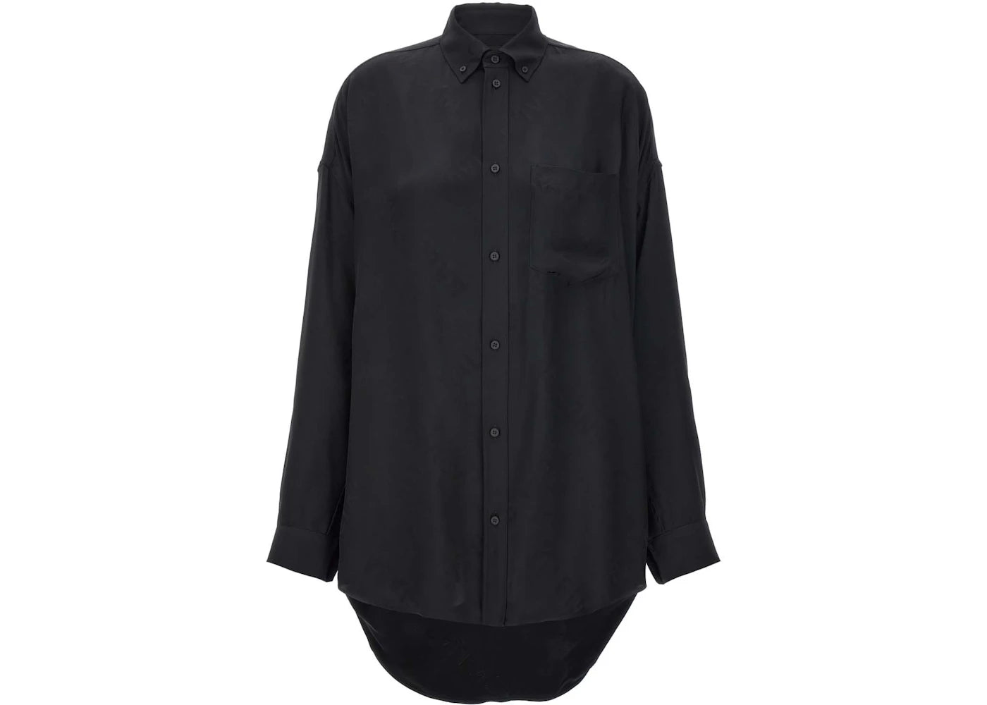 Balenciaga LS Cocoon Shirt Black