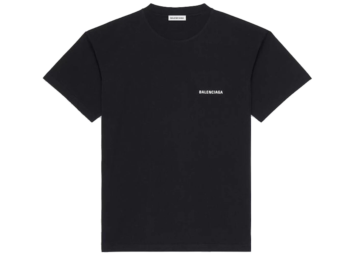 Balenciaga Large Fit T-shirt Black