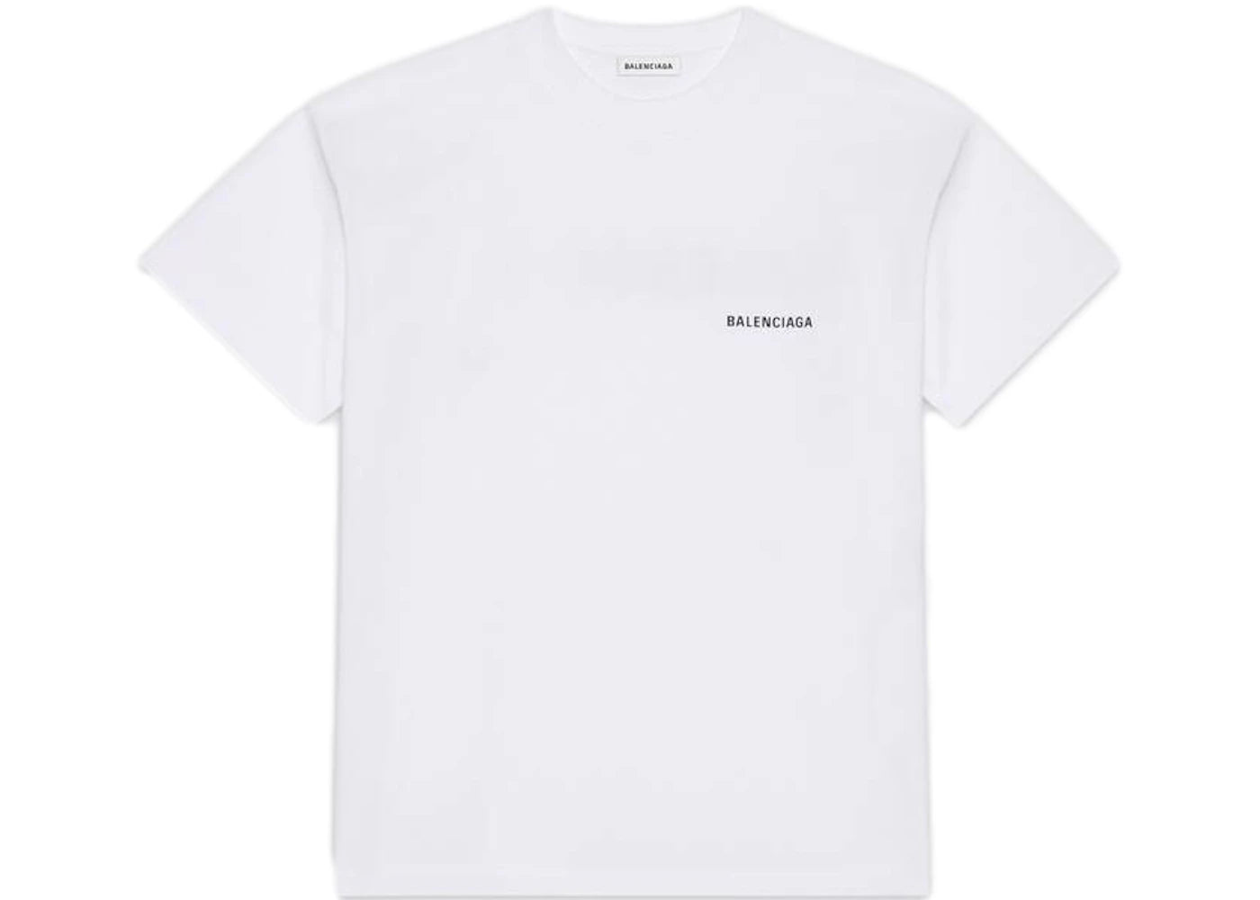 Balenciaga Large Fit T-shirt White