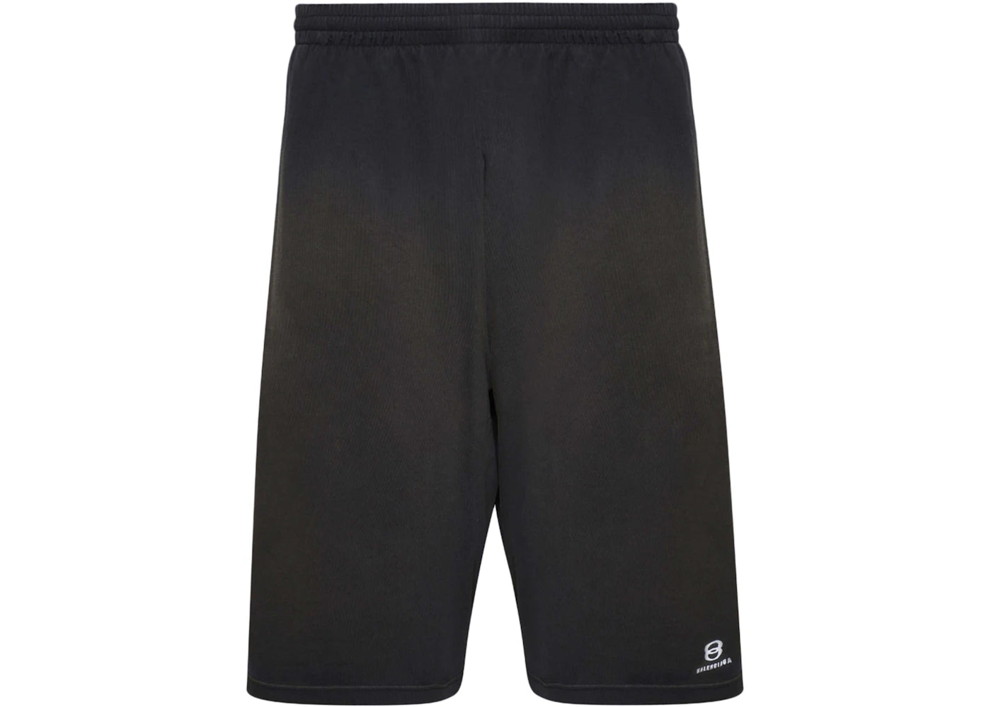 Balenciaga Large Shorts Faded Black/White