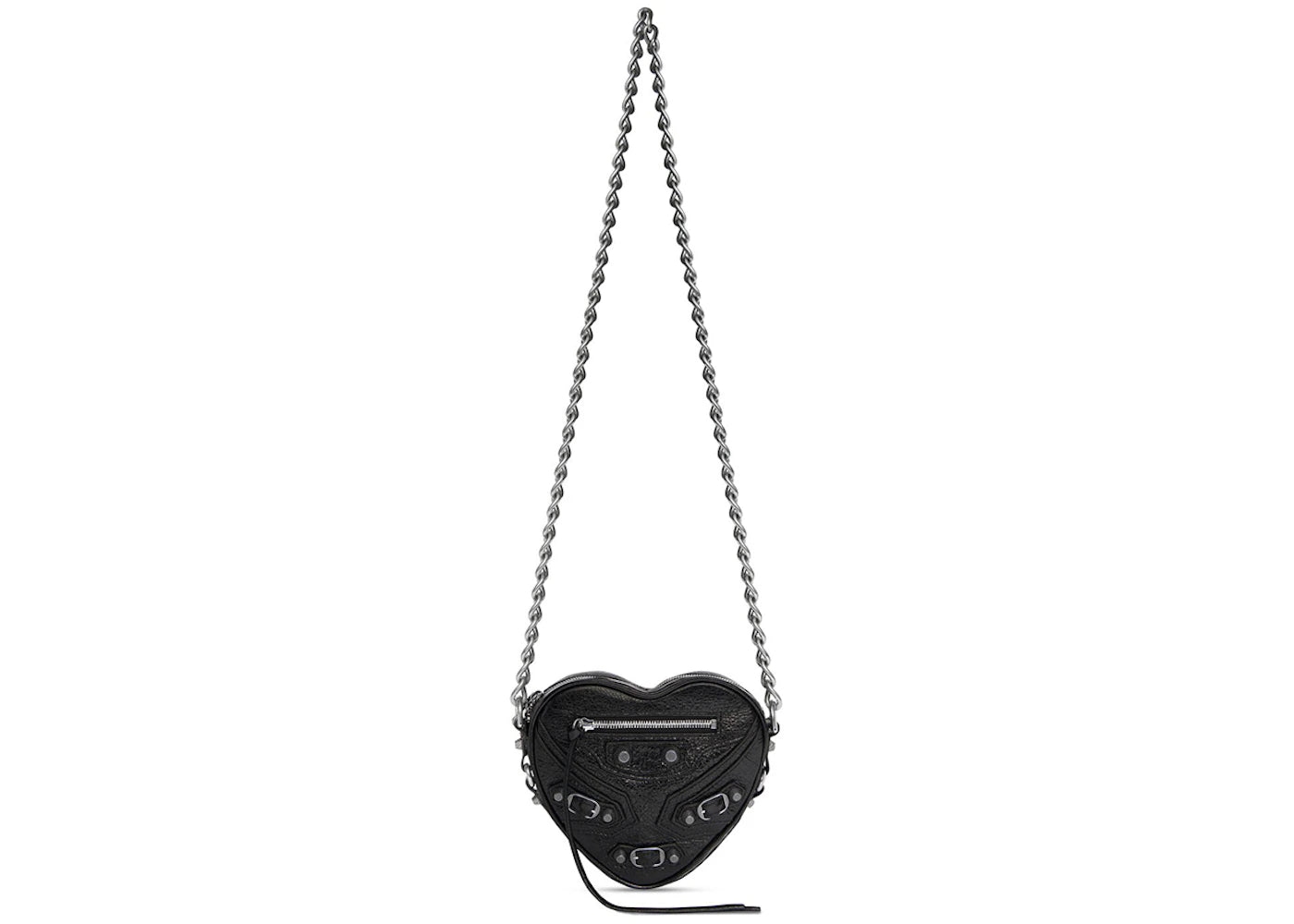 Balenciaga Le Cagole Heart Mini Bag Black