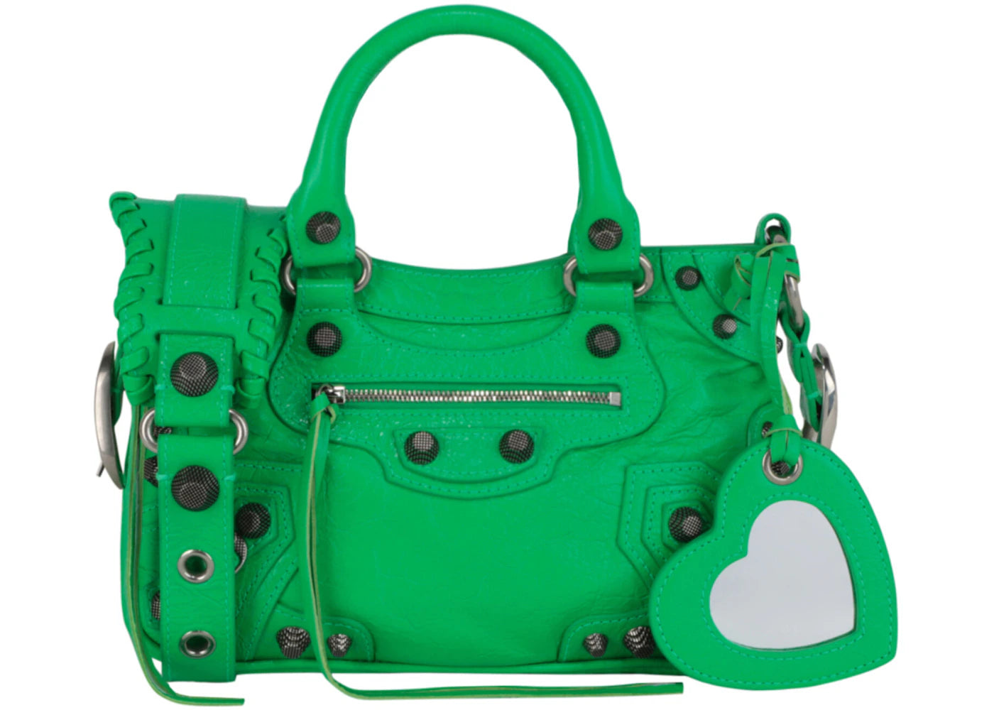 Balenciaga Le Cagole Small Shoulder Bag Vivid Green