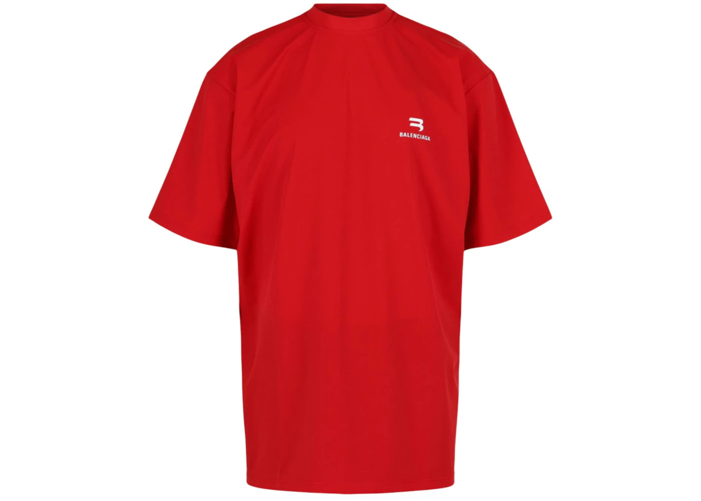 Balenciaga Logo Swim Shirt Red