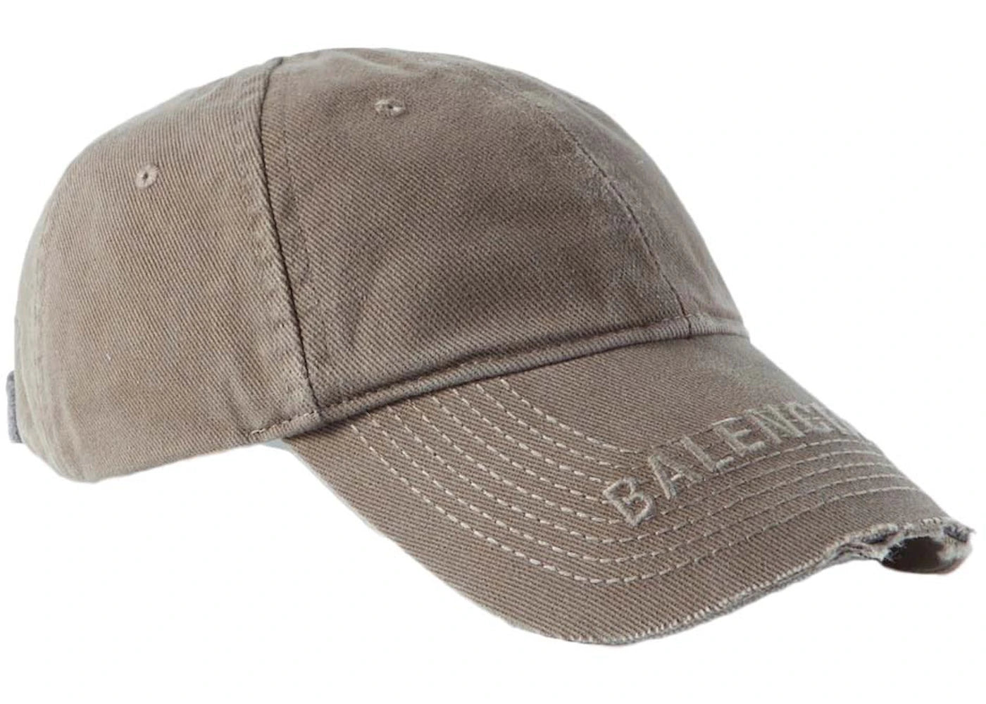 Balenciaga Logo Visor Cap Brown