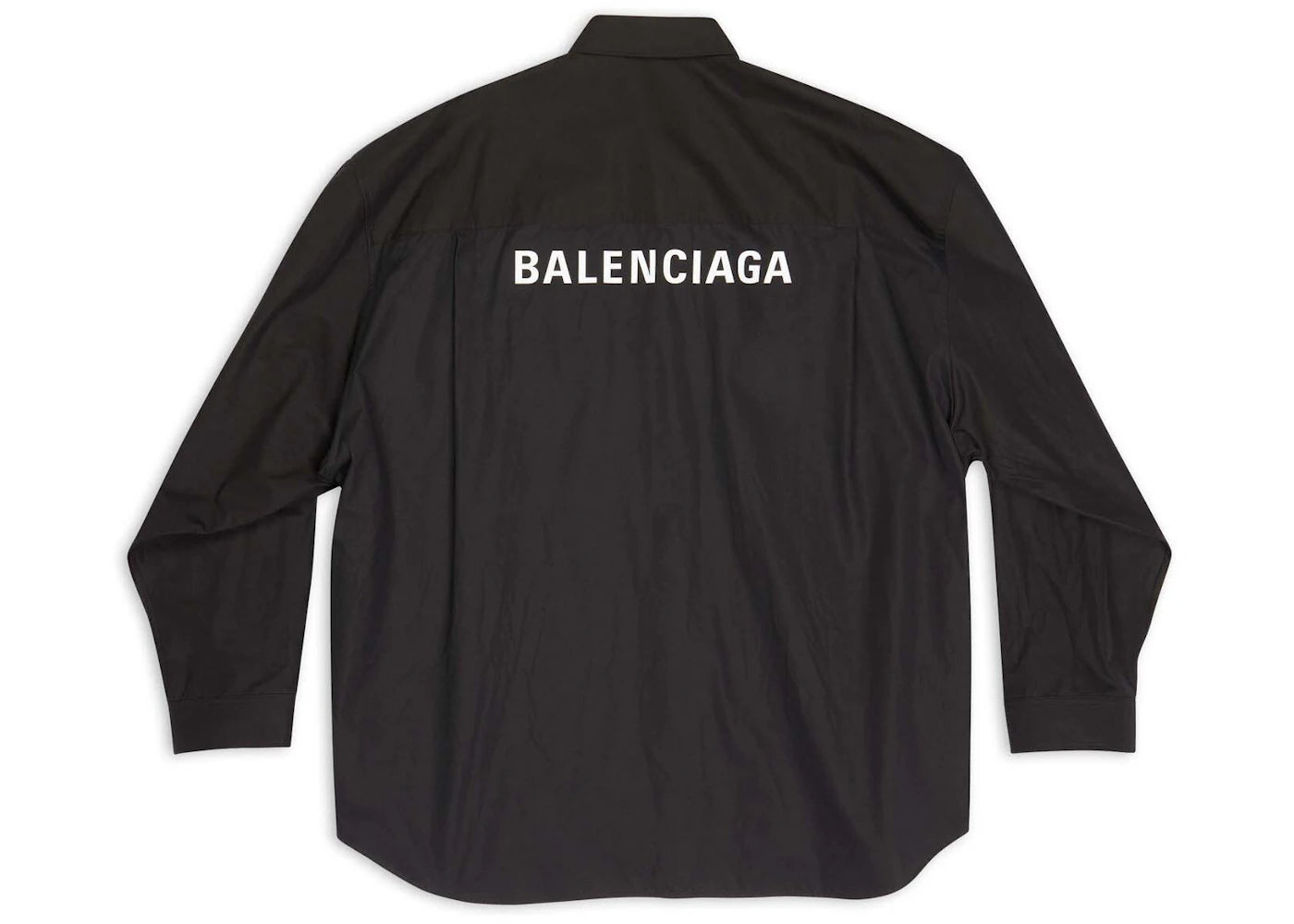 Balenciaga Men's Shirt Oversized in Black Black