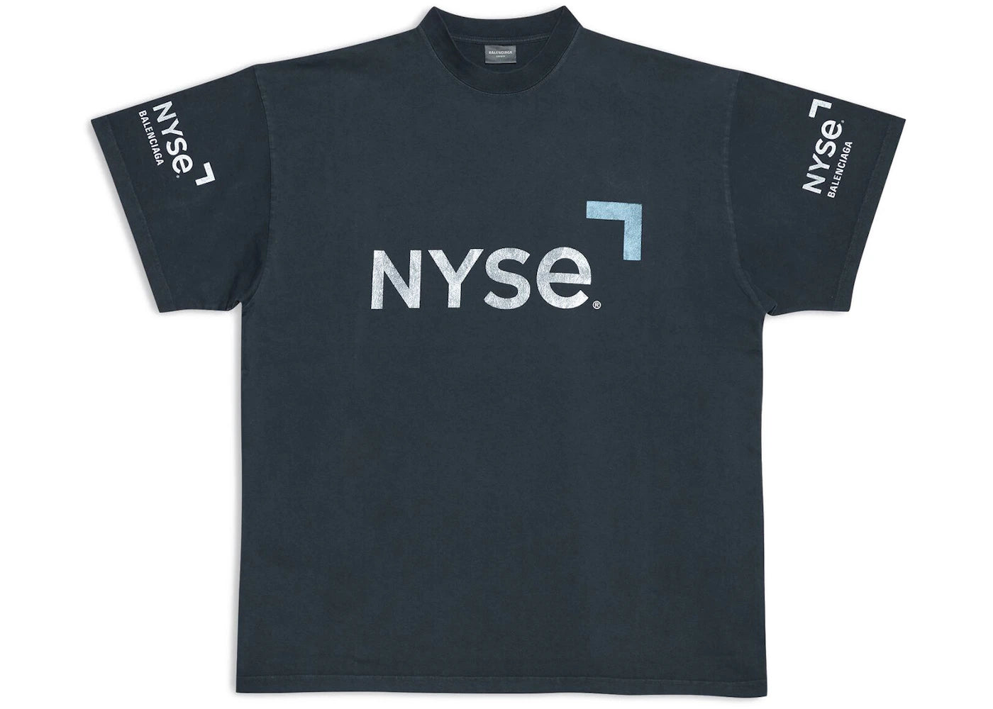 Balenciaga NYSE Oversized T-Shirt Black