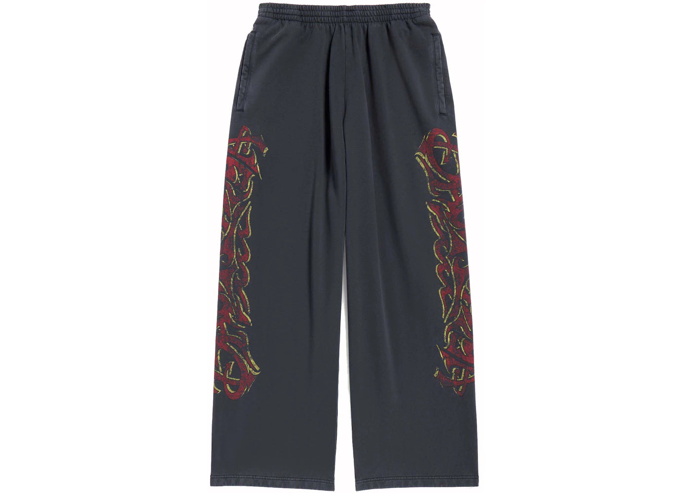 Balenciaga Offshore Baggy Sweatpants Black Faded