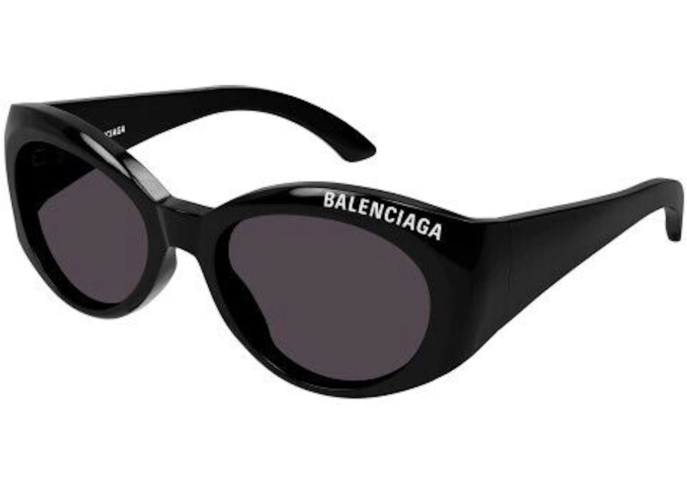 Balenciaga Oval Sunglasses Black/Grey (BB0267S)