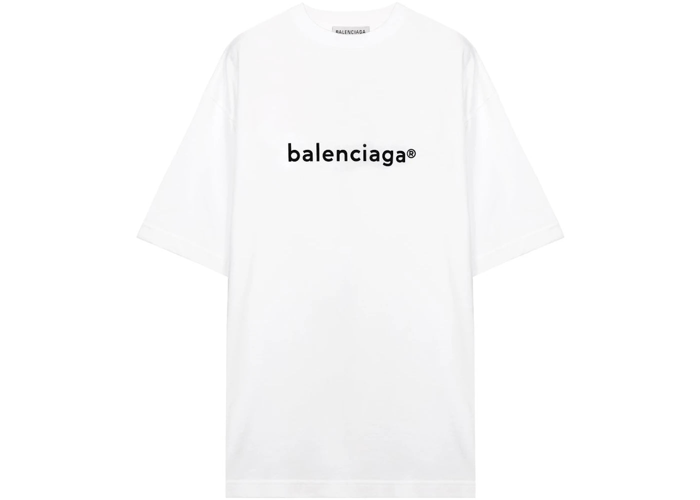 Balenciaga Oversize Copyright T-shirt White