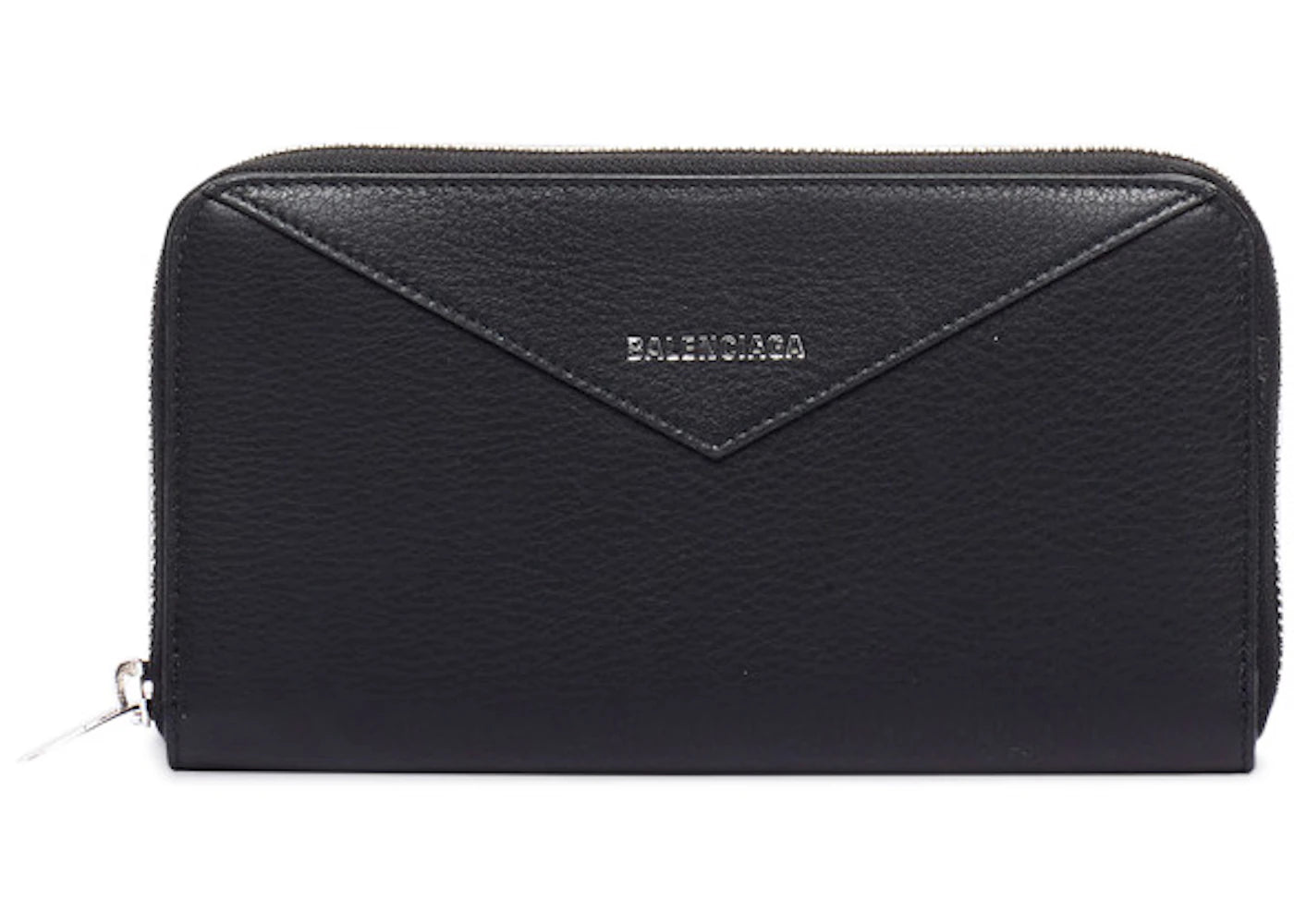 Balenciaga Papier Continental Zip Around Black