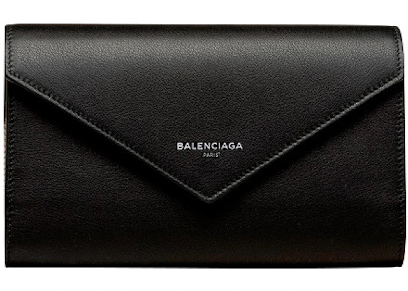Balenciaga Papier Money Zip Around Black