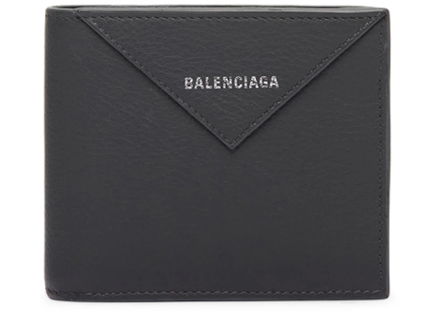 Balenciaga Papier Square Coin Wallet Gris Fossile