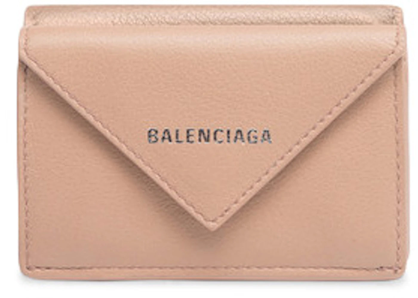 Balenciaga Papier Wallet Mini Rose Des Sables