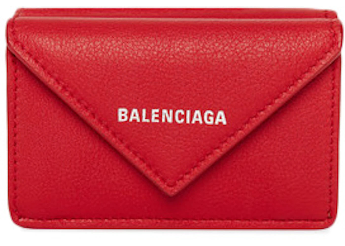 Balenciaga Papier Wallet Mini Rouge Tango
