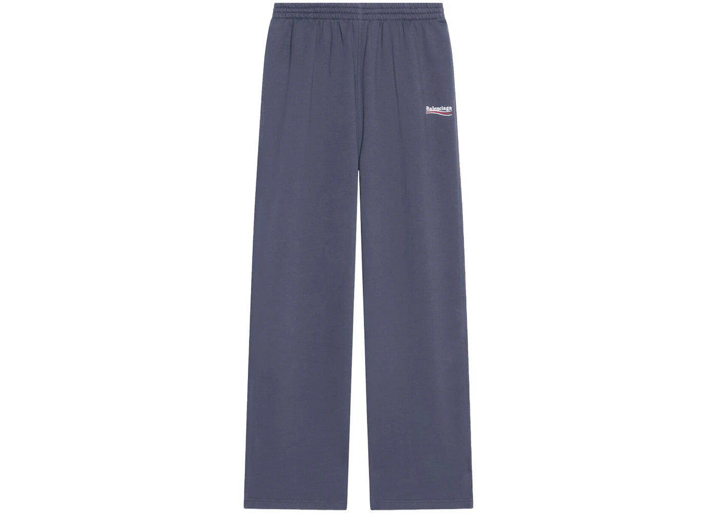 Balenciaga Political Campaign Large Fit Jogging Pants Dark Grey/White