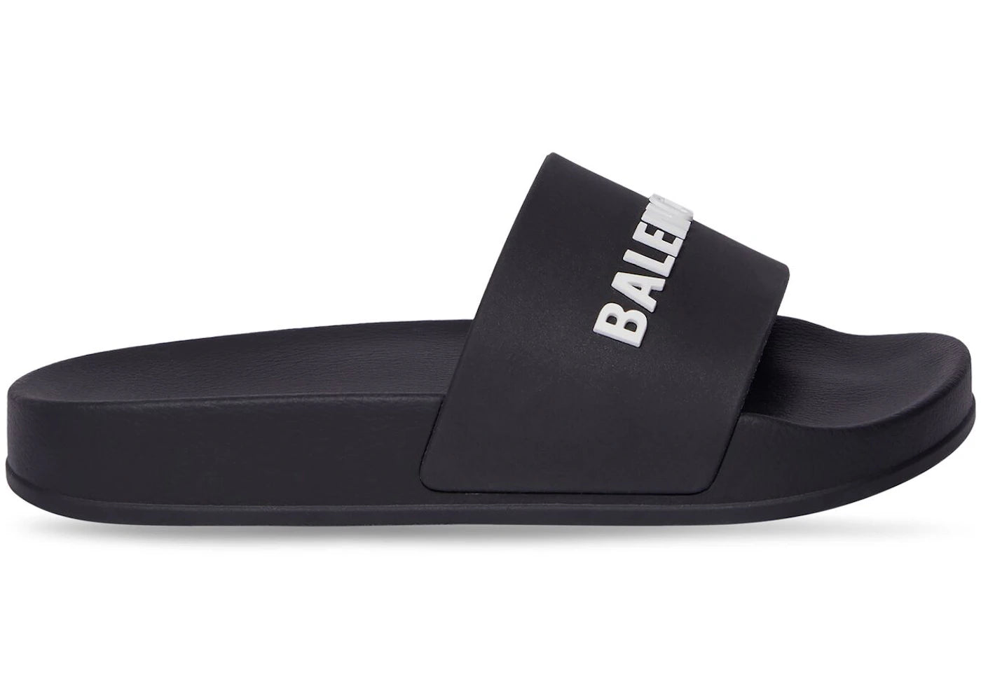 Balenciaga Pool Slide Black White (Kids)