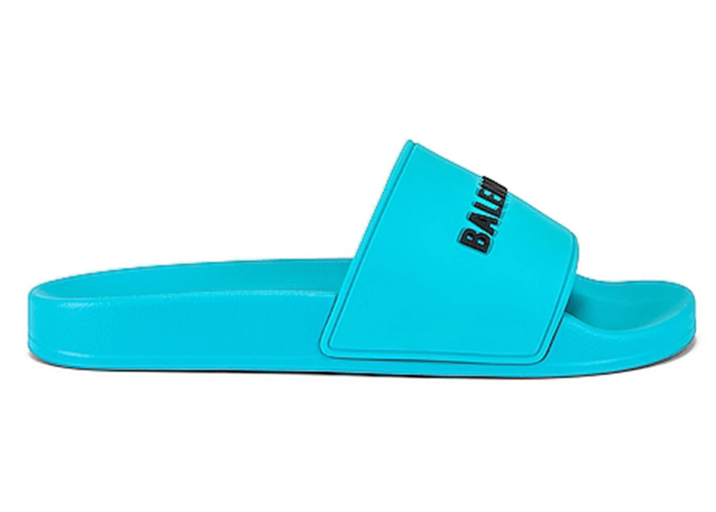 Balenciaga Pool Slides Turquoise