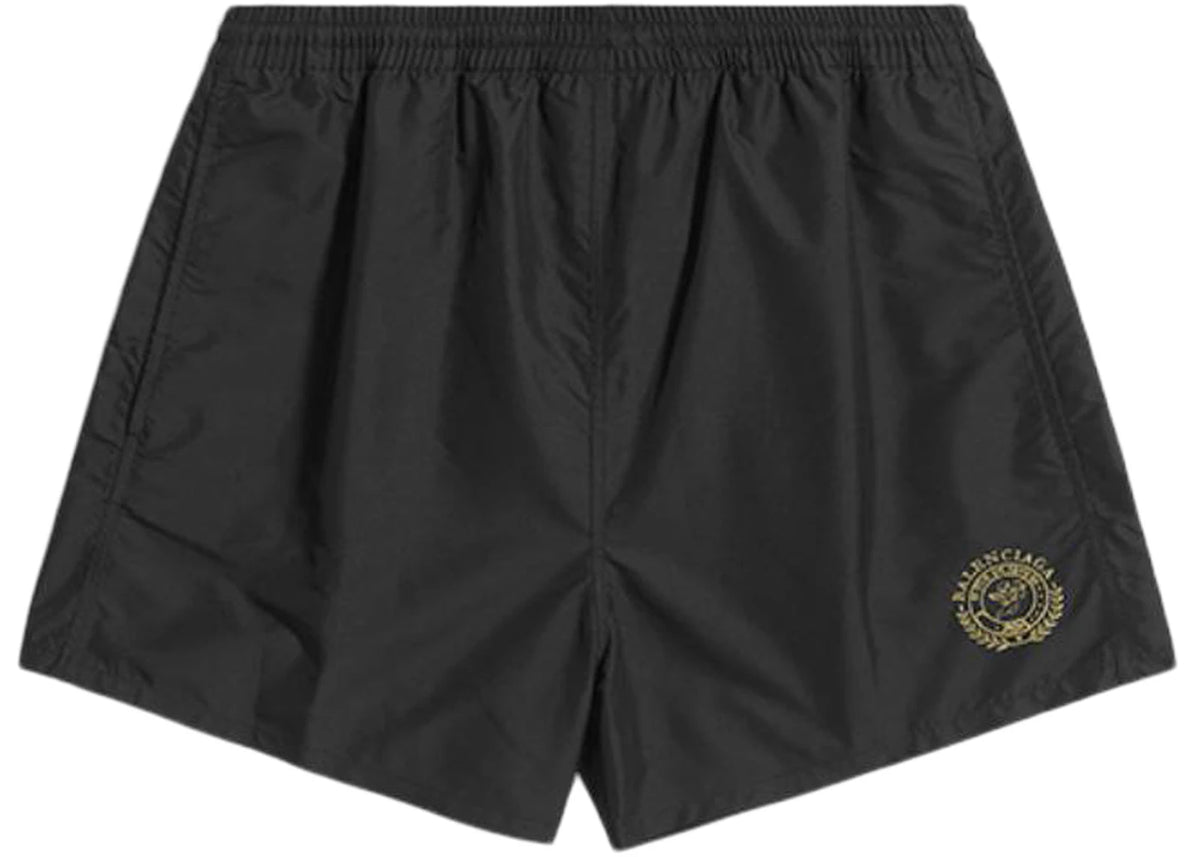 Balenciaga Regular Fit Swim Shorts Black