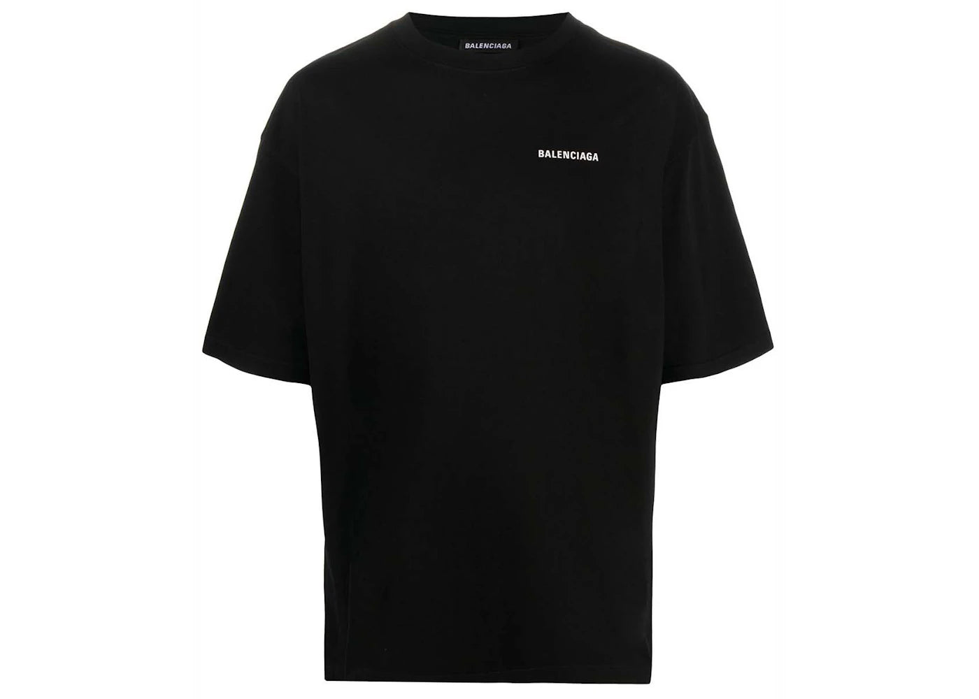 Balenciaga Relaxed Fit Short Sleeves T-shirt Black