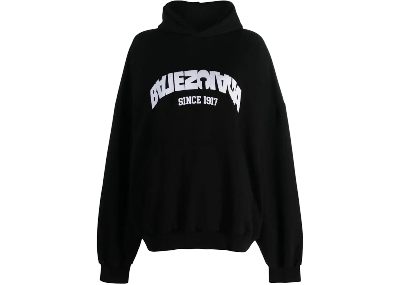 Balenciaga Round Backflip Hoodie Black