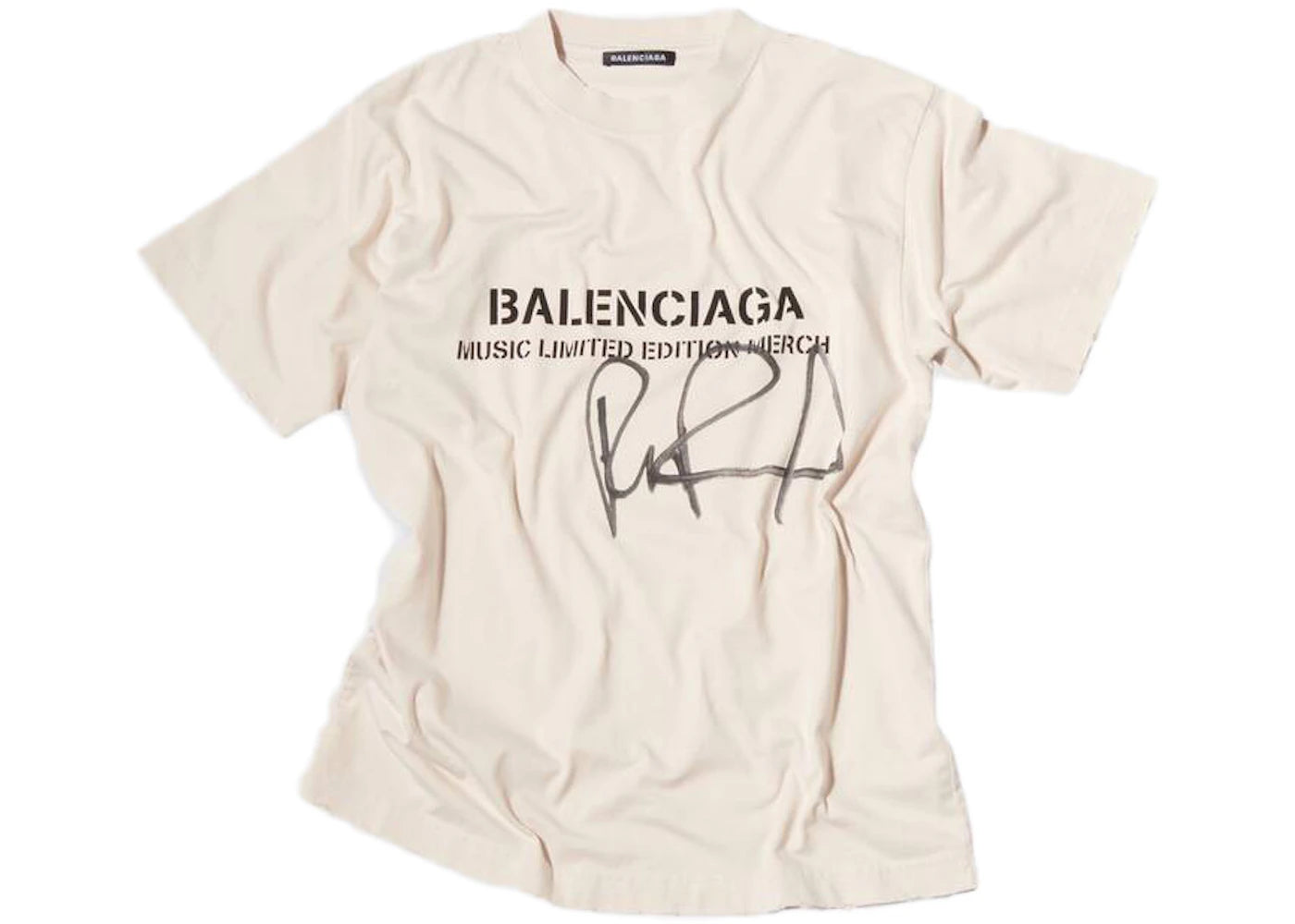 Balenciaga RuPaul Small Fit T-shirt Chalky White/Black
