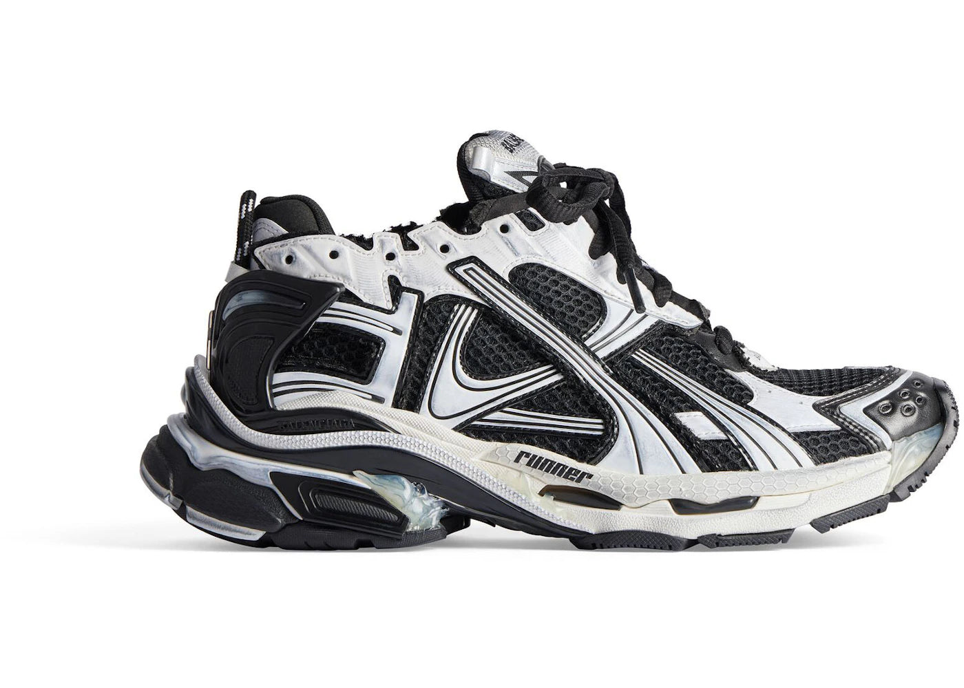 Balenciaga Runner Black White