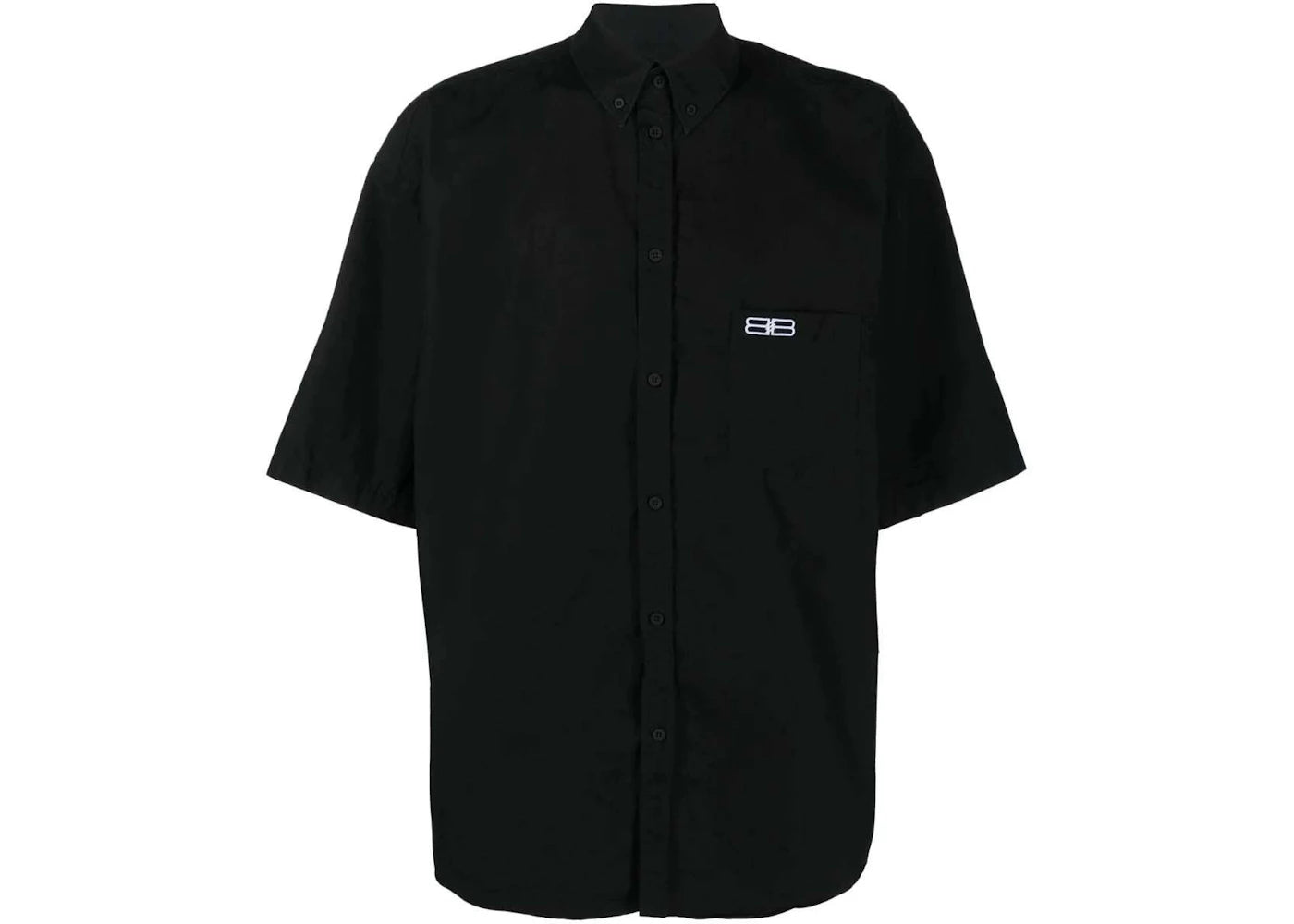 Balenciaga S/S Large Fit Shirt Black